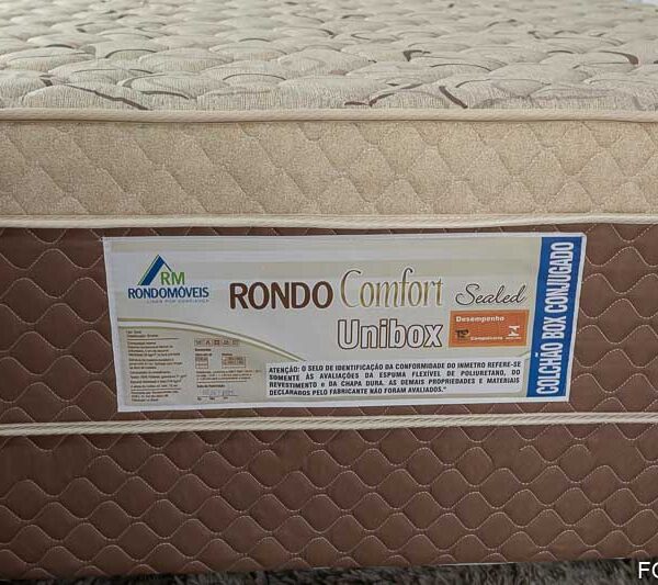 Cama Box Casal Ortopédico D33 Rondoconfort Rondomóveis