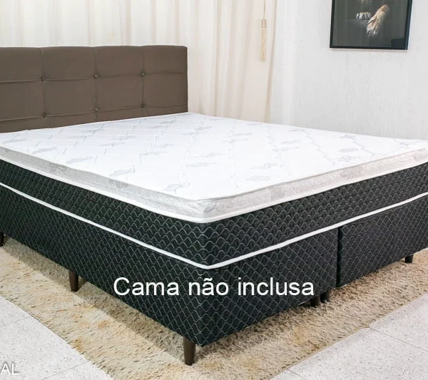 Cabeceira Casal Eslovênia Veludo Marrom 36 Larg. 1.40m